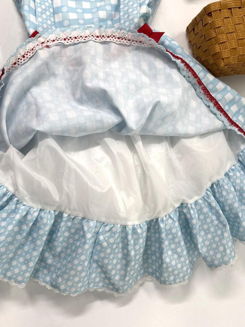 Rubies Kids Wizard of Oz Dorothy Premium Costume Childs Medium with Basket - Picture 9 of 13